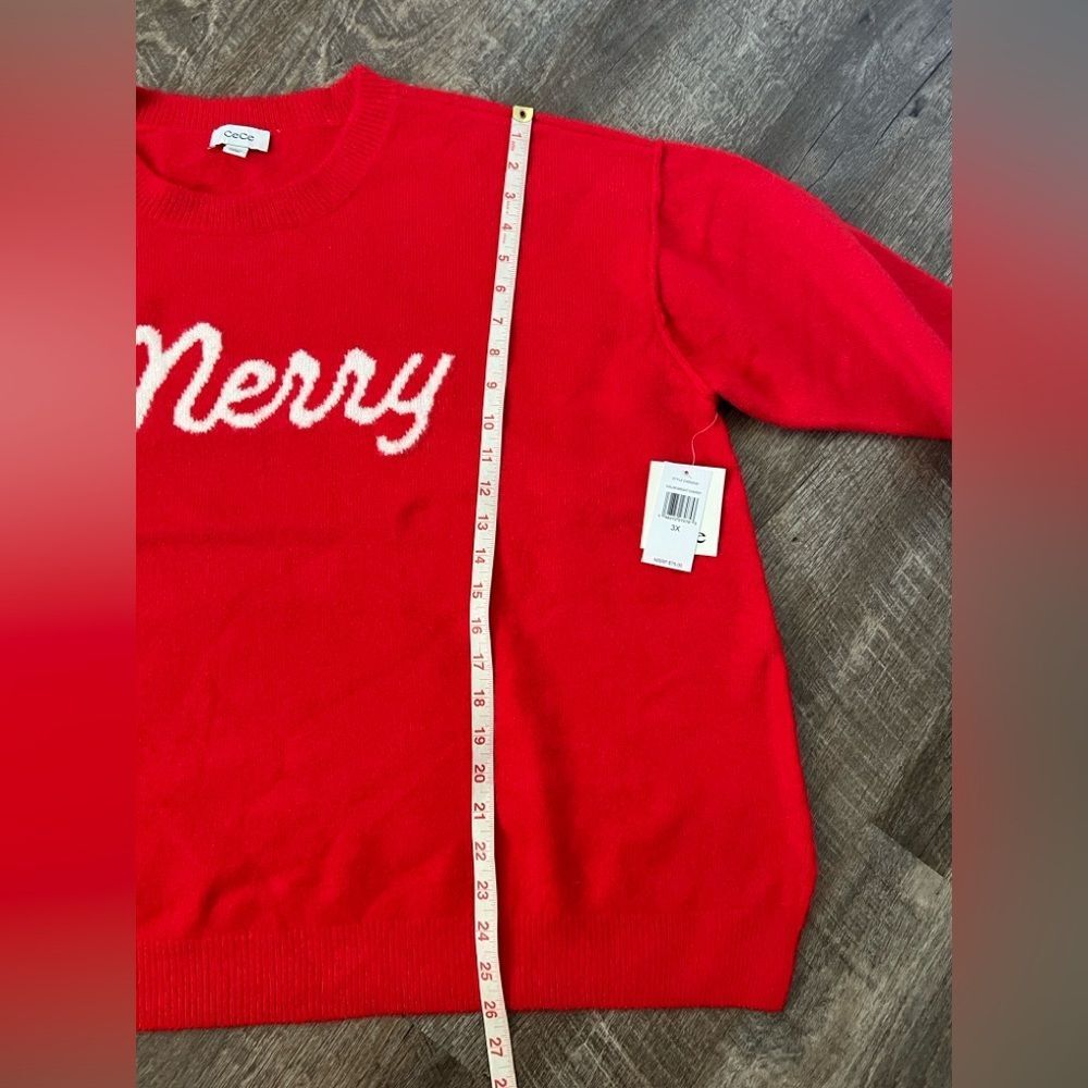 Cece Women's Merry Crewneck Sweater-Size 3X - Picture 8 of 10